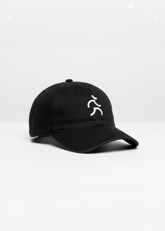 Boné Dad Hat Não Vai Tô Indo preto vista traseira com ajuste