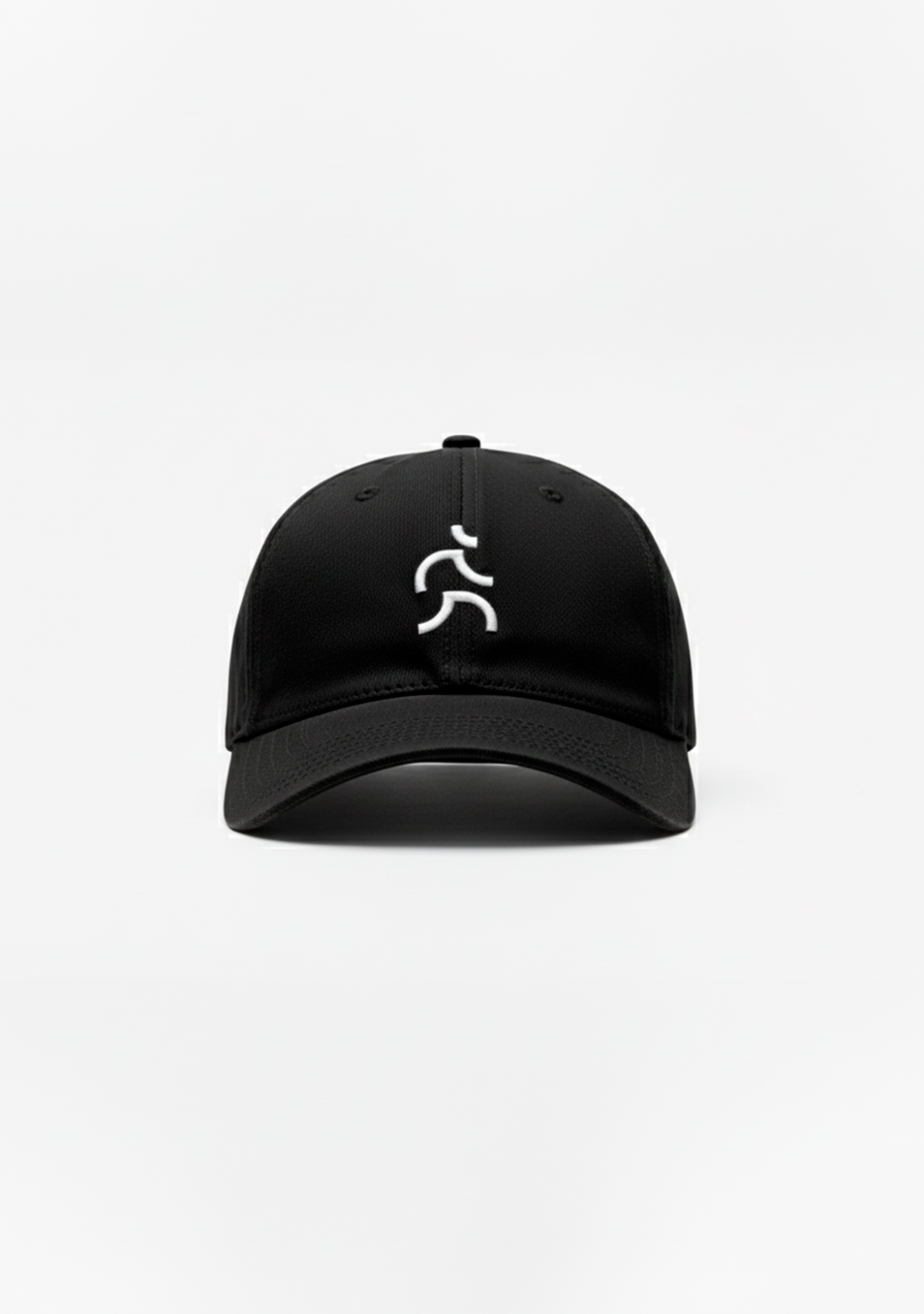 Boné Dad Hat Não Vai Tô Indo preto vista frontal com logo