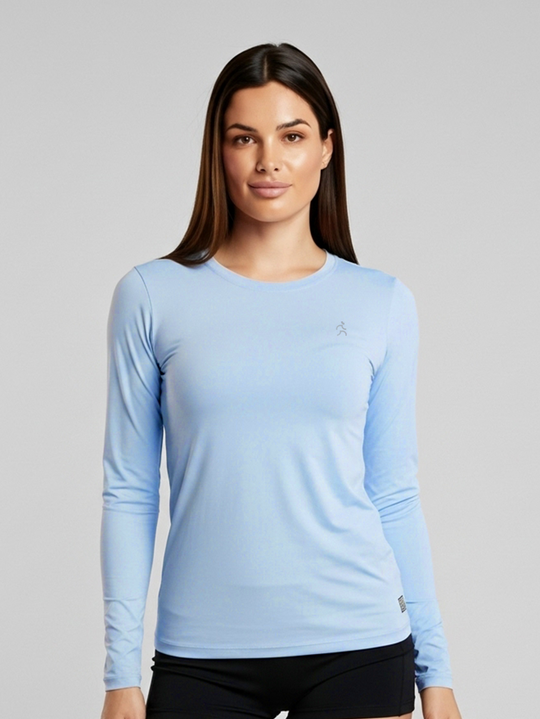 Camisa manga longa praia | Feminina