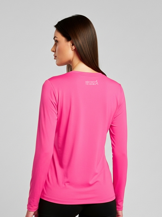 Camisa manga longa praia | Feminina