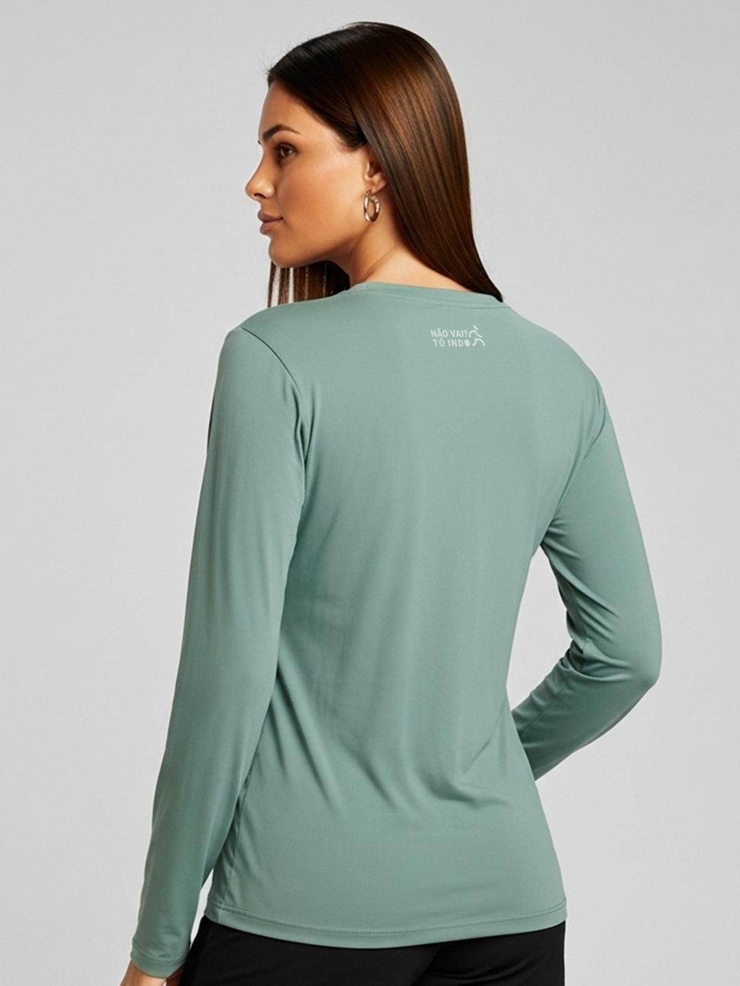 Camisa manga longa praia | Feminina