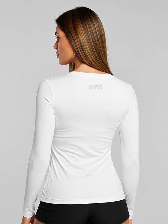 Camisa manga longa praia | Feminina