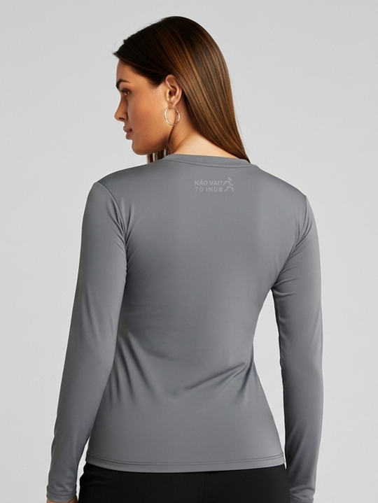 Camisa manga longa praia | Feminina