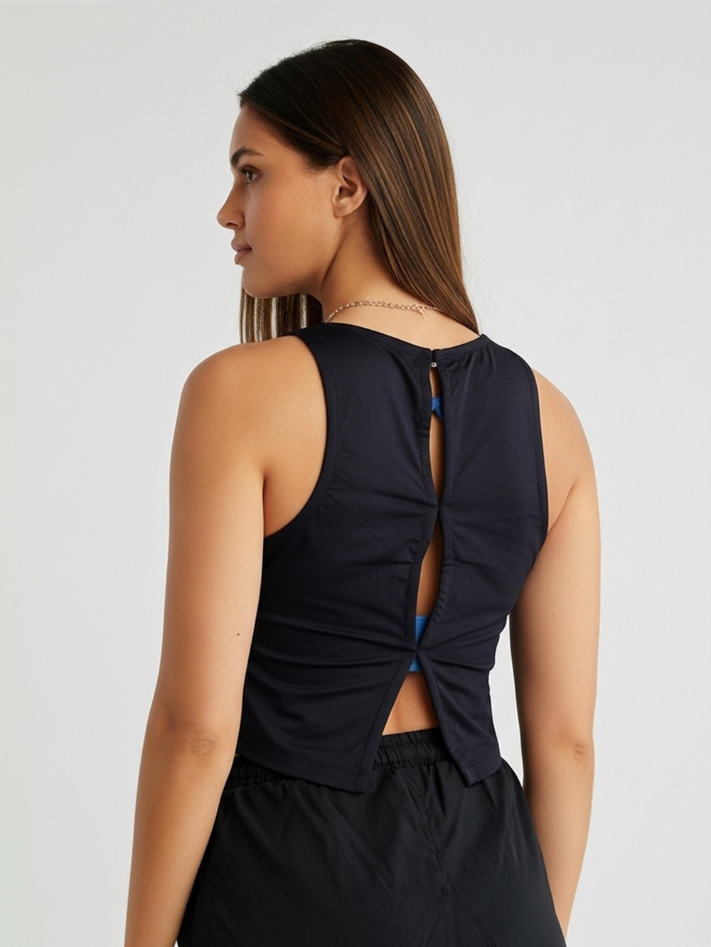 Cropped Regata On Fleek | Aberto Atrás - Preto