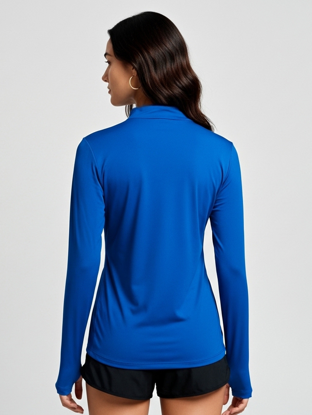 Camisa Praia Manga Longa Gola Alta | Feminina